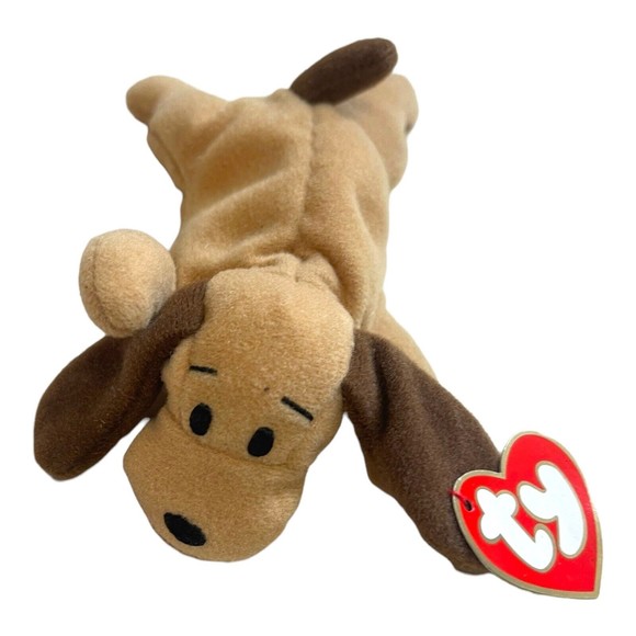 6 McDonalds TY Teenie Beanie Babies 1993 Waddle Goldie Happy Nook Bones Scoop - Picture 6 of 7